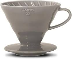 Hario V60 Ceramic Coffee Dripper | White or Grey