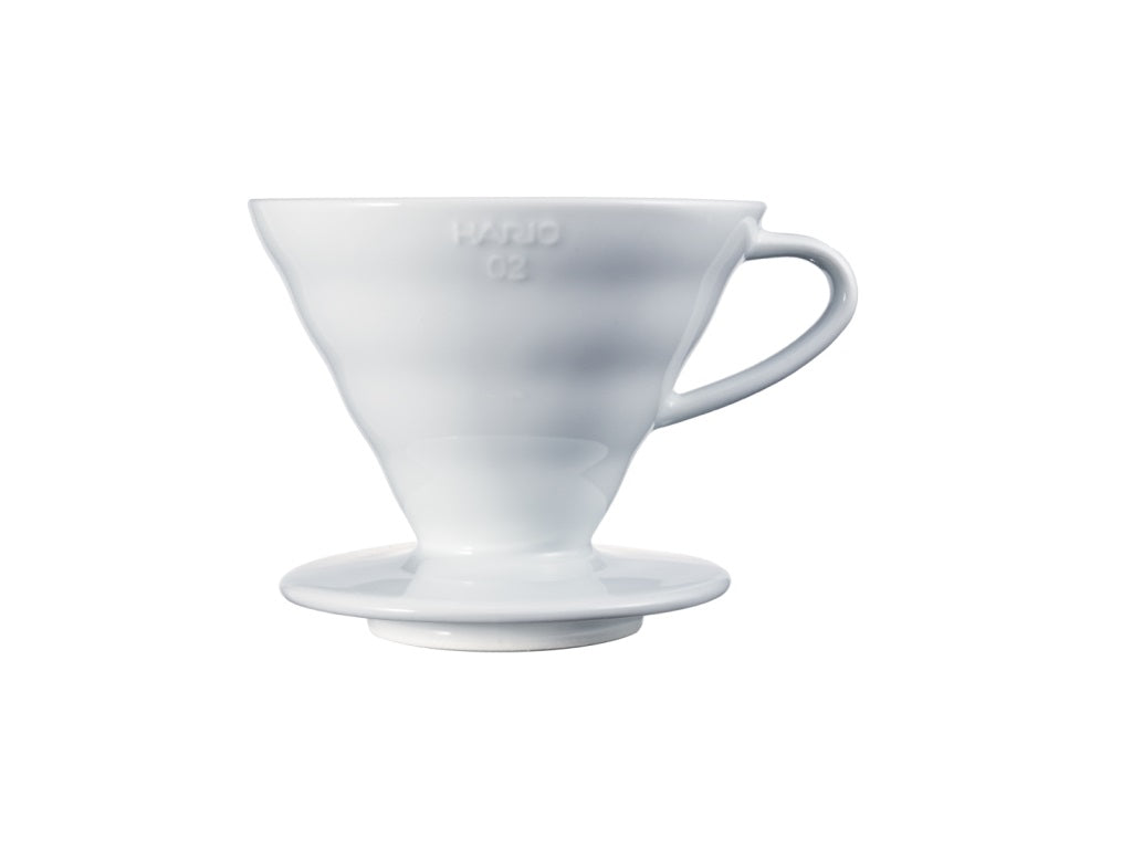 Hario V60 Ceramic Coffee Dripper | White or Grey